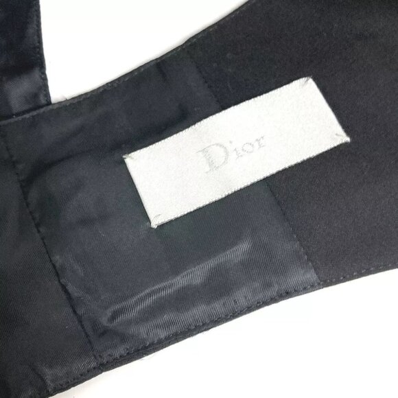 Dior 2 button Cummerbund Belt Accessories belt wool / Cupra Black